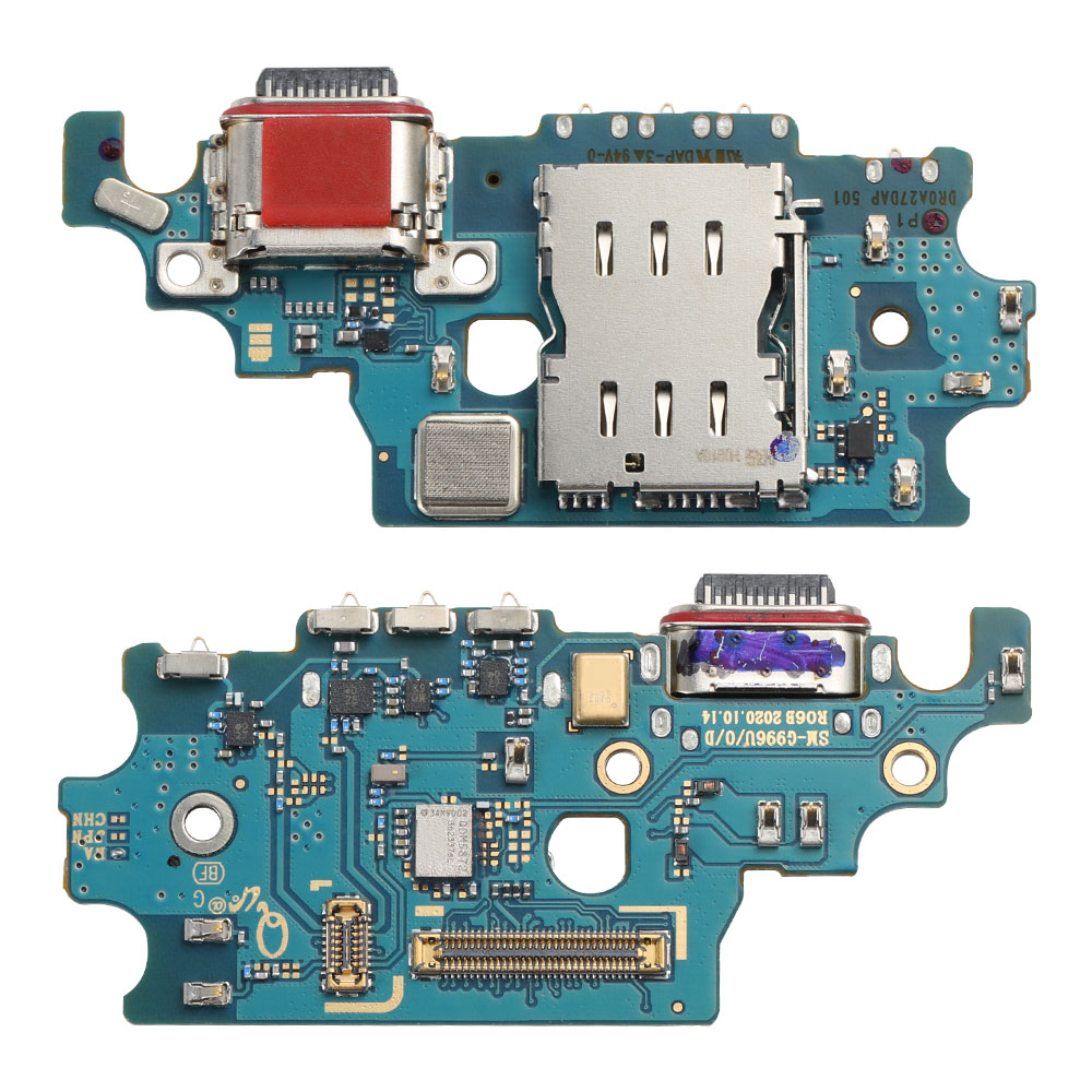 Dock Charging Port Connector for Samsung Galaxy S21+ 5G (G998U/D/O), OEM Soldered (US Version)