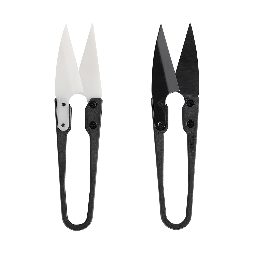 U-Shaped Ceramic Scissors, w/retail package