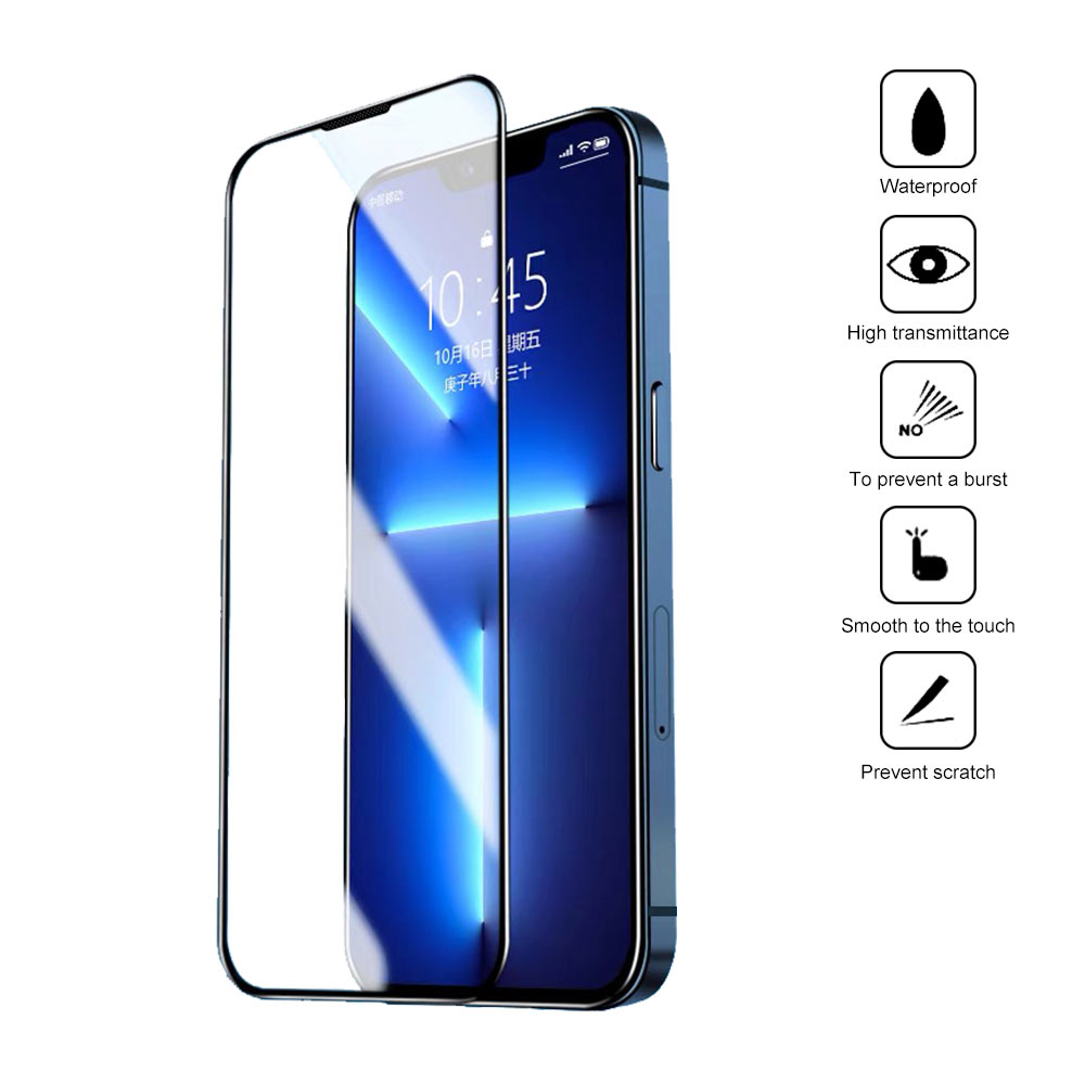 Second-sticker Full Screen Privacy Tempered Glass Screen Protector, w/retail package