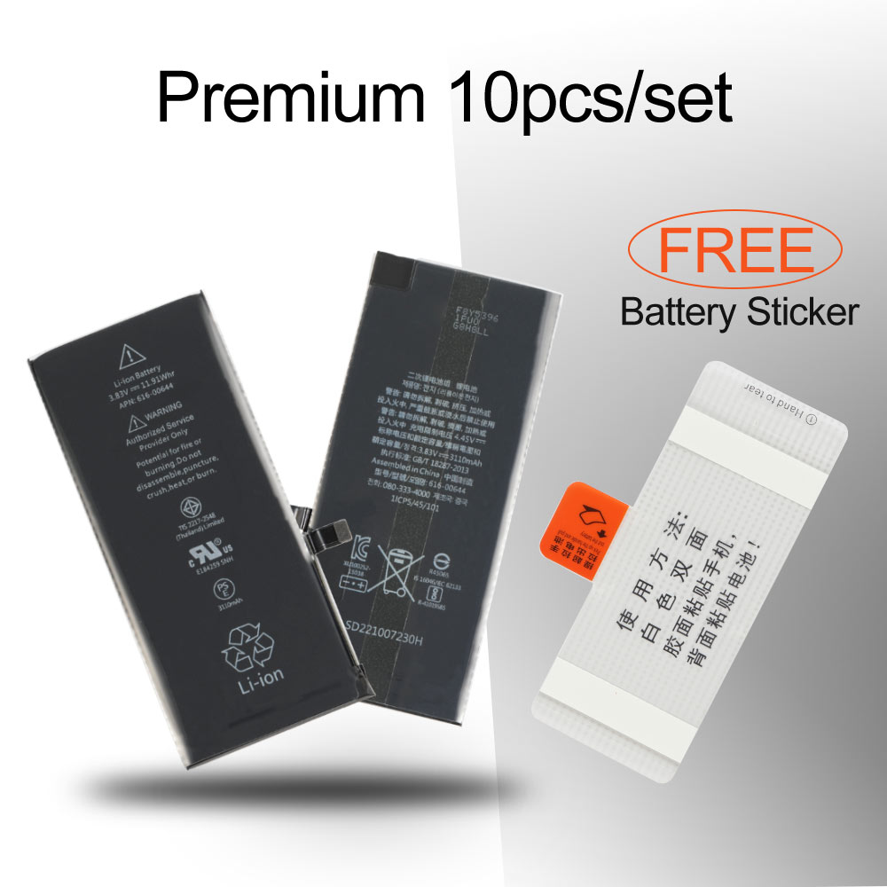 Battery with Sticker for iPhone 11 6.1", OEM LCD+Premium glass (Ti BMS+Pure Cobalt Battery Cell), 10pcs