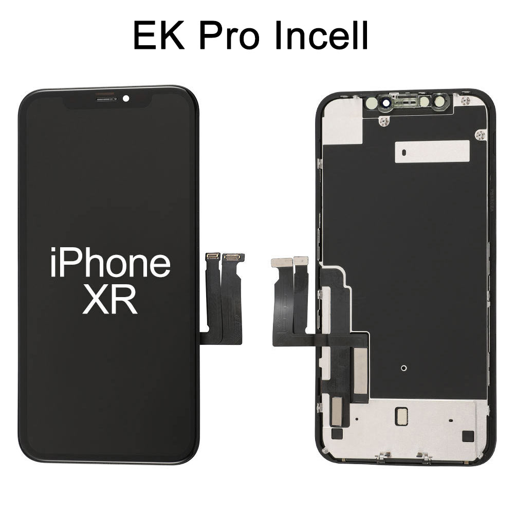 EK Pro-LCD Screen with LCD Back Plate for iPhone XR, Black