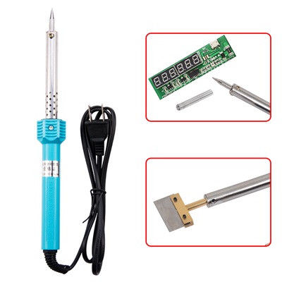 TLW 60W 220V Glue Removal Electric Soldering Iron with Scraper Blade, US Plug, w/retail package