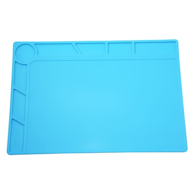 34*23cm S-120 Silicone Repairing Pad for Phones/Tablets/Other Devices, Blue