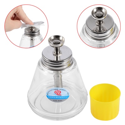 150ml Capacity Push-down Alcohol Dispenser Container, w/retail package