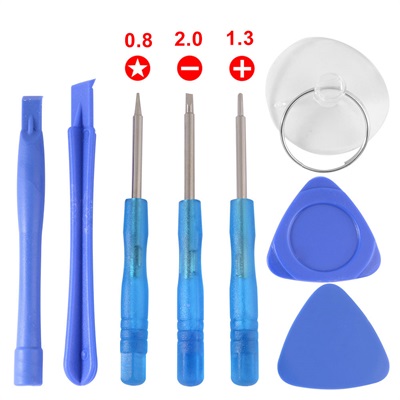 8 In 1 Disassembly Repairing Tools Kit for iPhone, (MOQ=50Sets)