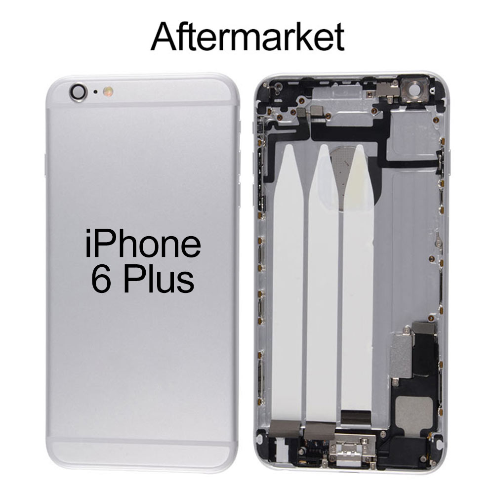 Back Housing with Side Button/SIM Tray for iPhone 6 Plus (5.5"), Aftermarket