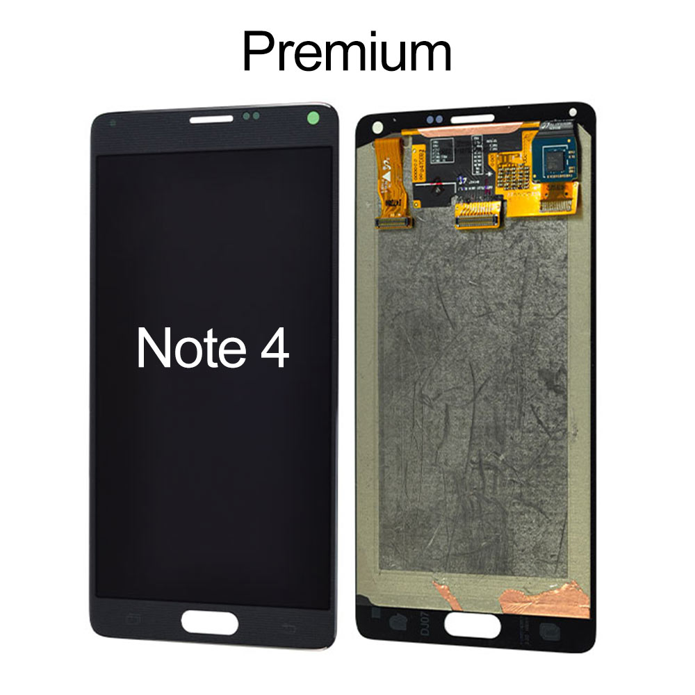 OLED Screen for Samsung Galaxy Note 4, OEM OLED+Premium Glass, with Brand new Stylus LCD Hand Writing Panel Flex
