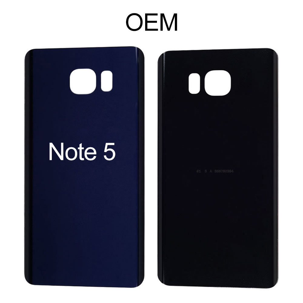 Back Cover with Sticker for Samsung Galaxy Note 5, OEM