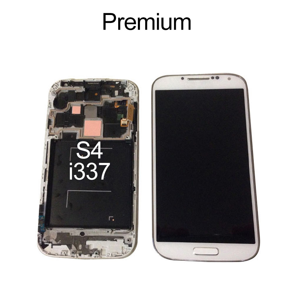 OLED Screen with Frame for Samsung Galaxy S4 i337, OEM OLED+Premium Glass