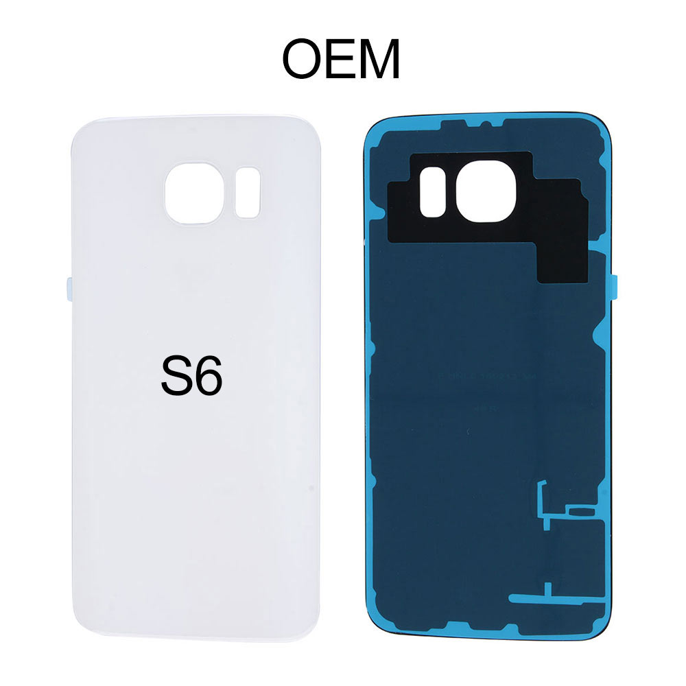 Back Cover with Sticker for Samsung Galaxy S6, with Logo, OEM