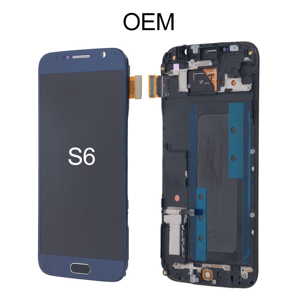 OLED Screen with Frame For Samsung Galaxy S6, Verizon Version, OEM