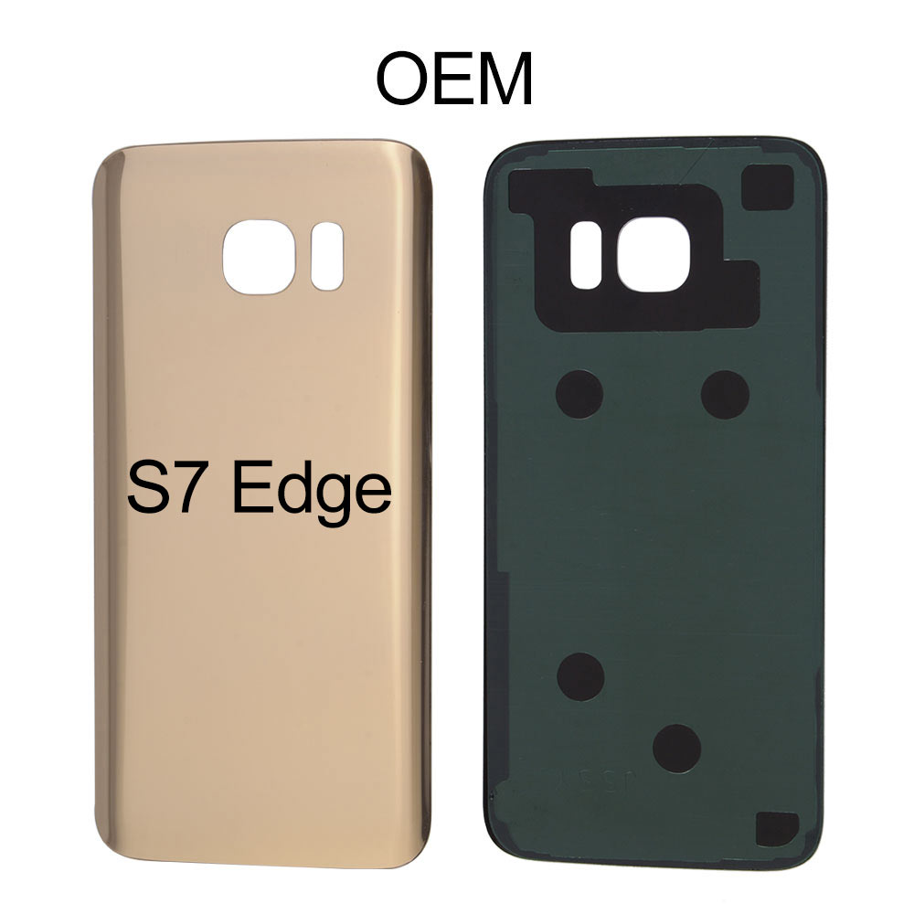 Back Cover with Sticker for Samsung Galaxy S7 Edge, with Logo, OEM