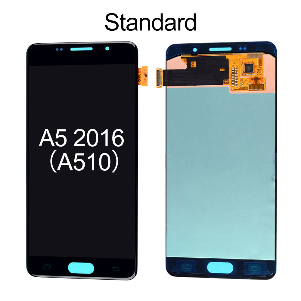 OLED Screen for Samsung Galaxy A5 (2016)/A510, OEM OLED+Standard Glass
