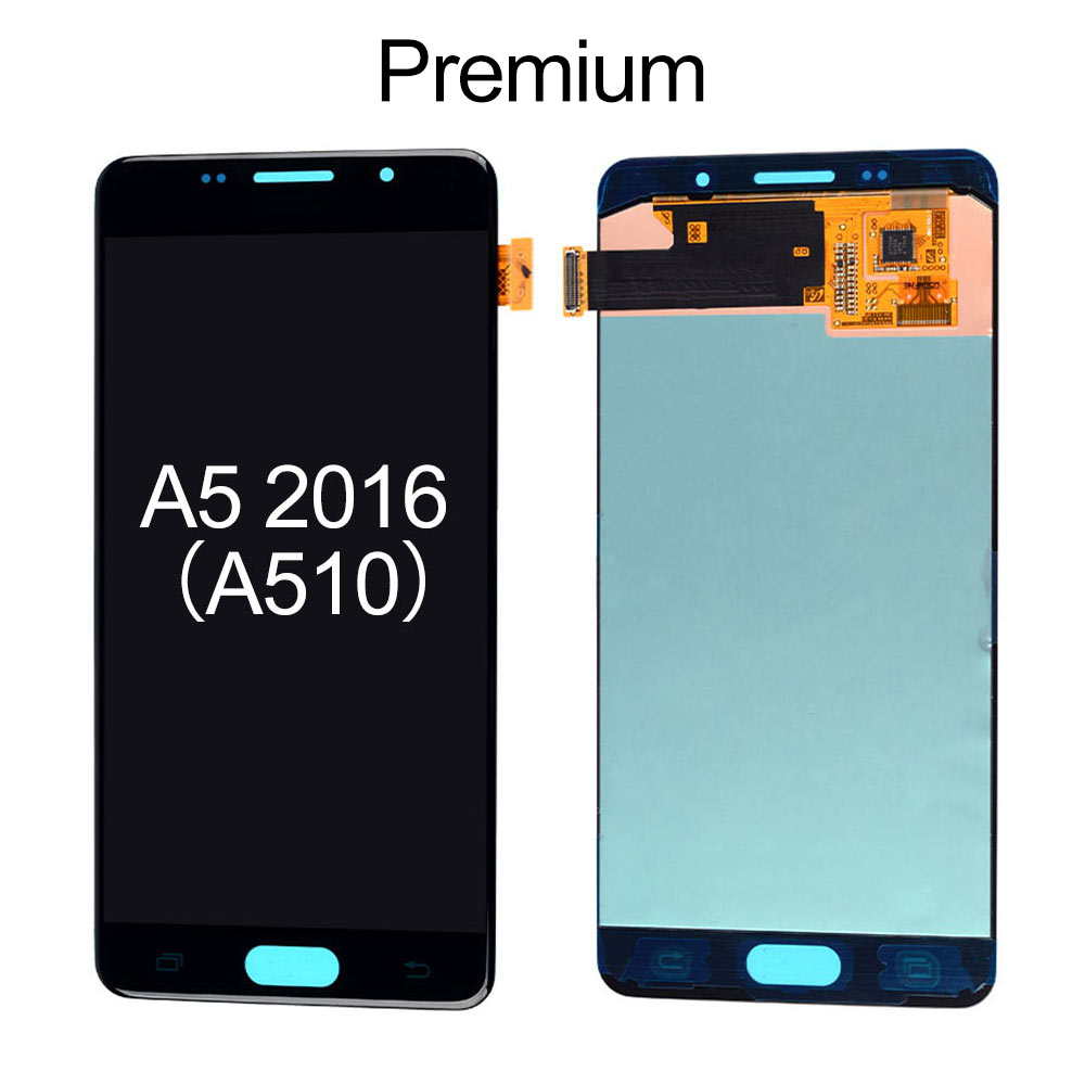 OLED Screen for Samsung Galaxy A5 (2016)/A510, OEM OLED+Premium Glass