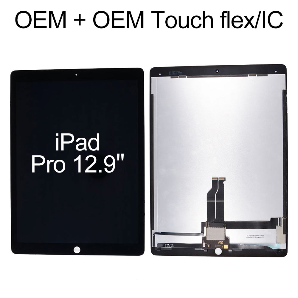 LCD with Touch Screen with OEM Touch Flex and IC Connector for iPad Pro 12.9" 1st, OEM