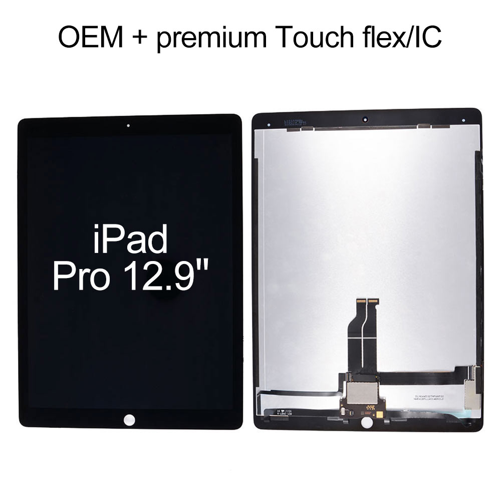 LCD with Touch Screen with Aftermarket Touch Flex and IC Connector for iPad Pro 12.9" 1st, OEM
