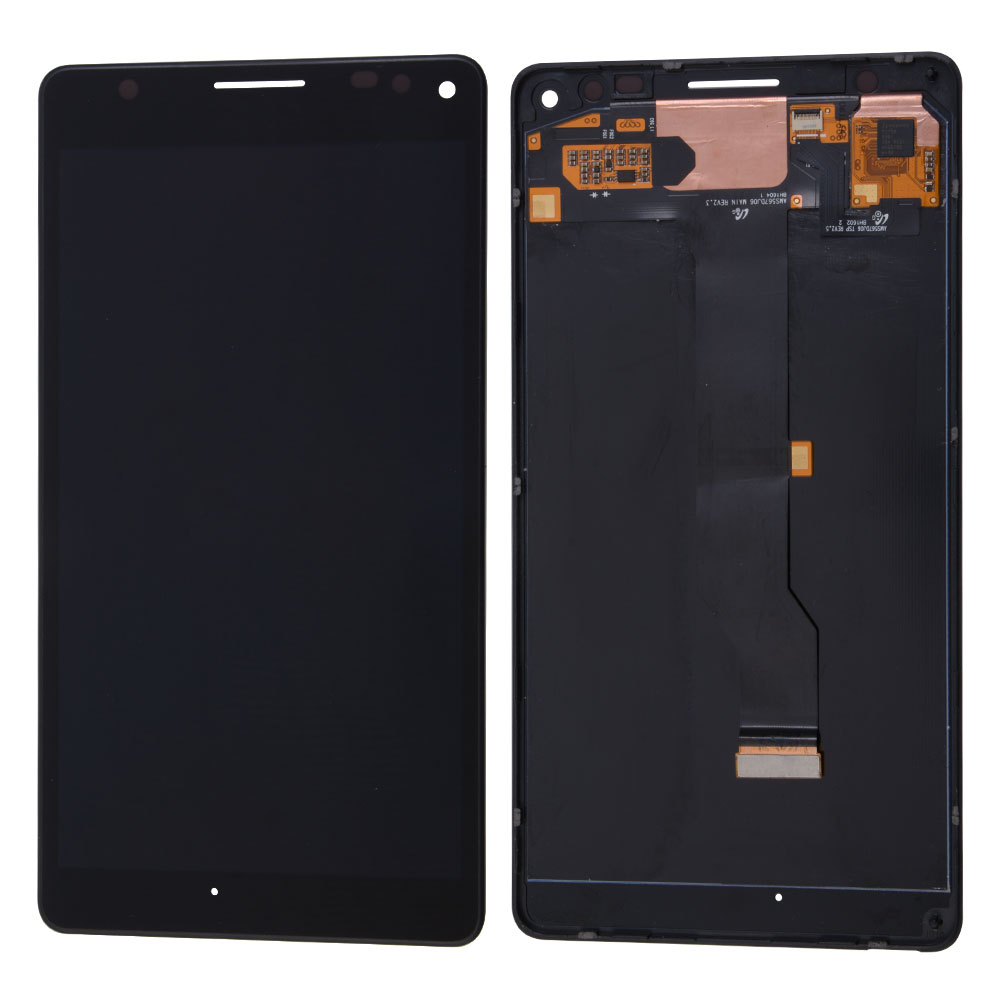 LCD/Touch screen Assembly for Microsoft/Nokia Lumia 950XL, OEM LCD+Premium glass, Black
