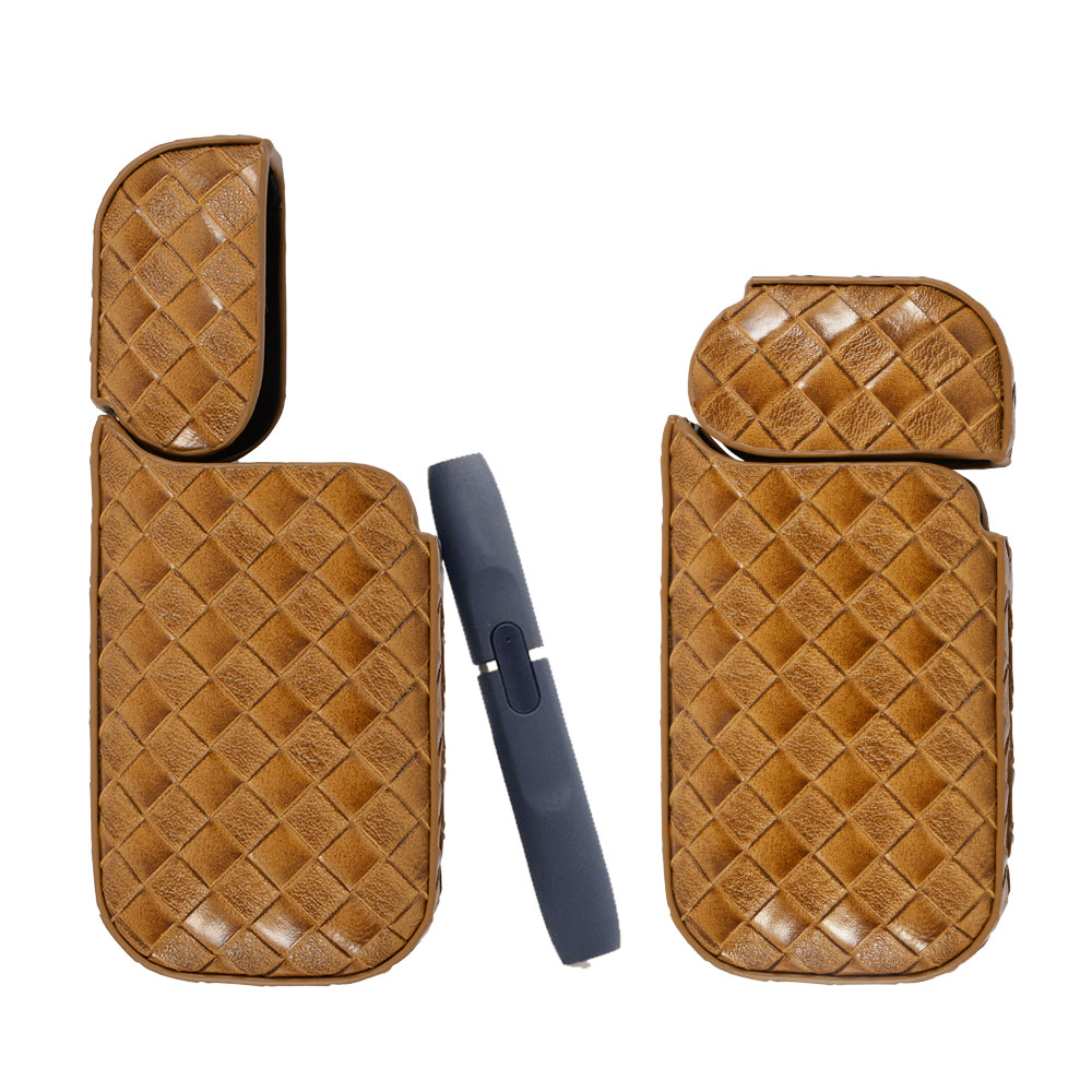Weaved Leather Protective Case for iQOS Pocket Charger
