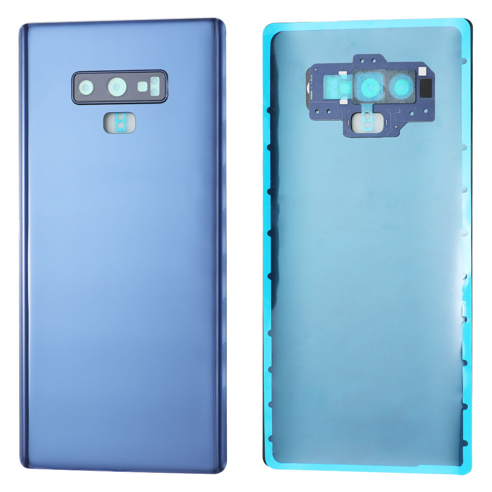 Back Cover+Rear Camera Lens Cover with Sticker+Glass Lens for Samsung Galaxy Note 9, OEM