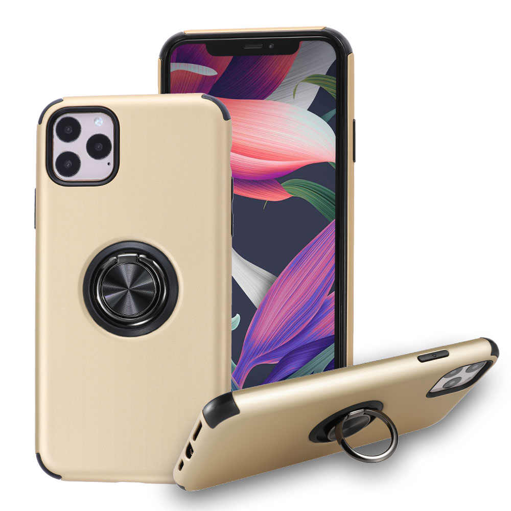 Cool 2-Layer Case with Finger Grip Ring Holder for iPhone 11 Pro(5.8"),5pcs