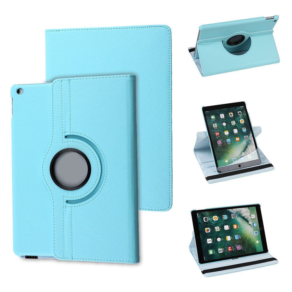 360° Turn-around Flip Litchi Texture Leather Case with Logo Display for iPad 2/3/4/10.2"(2019/2020/2021)