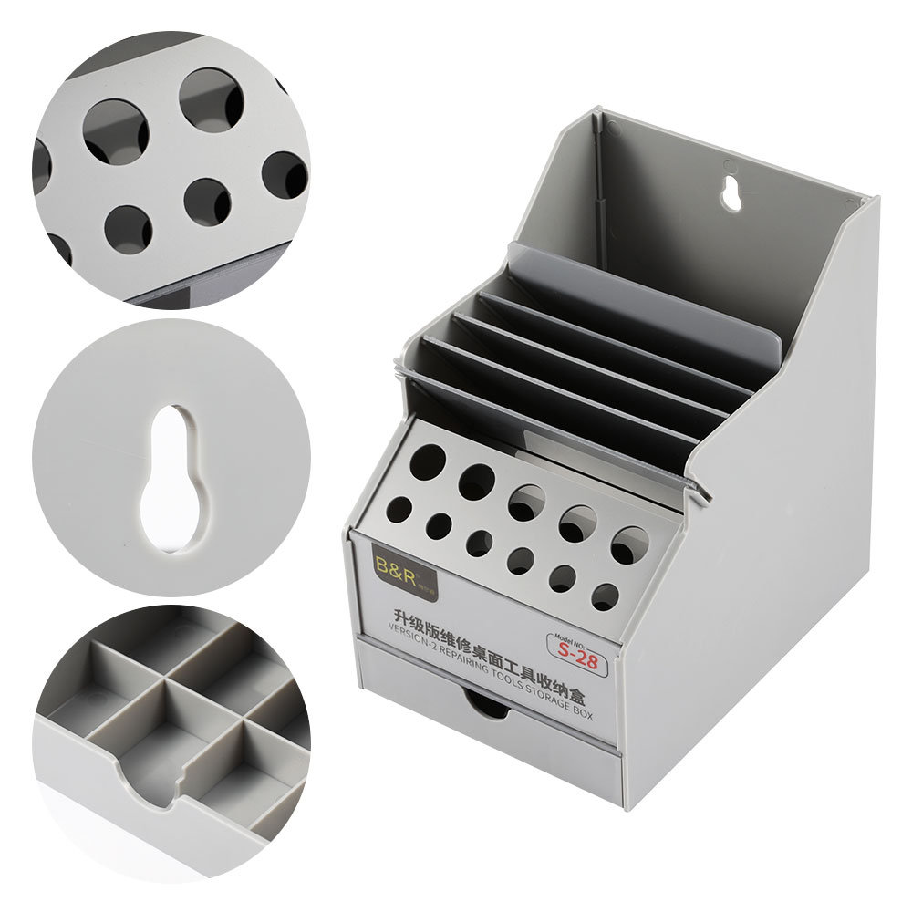 S28 Detachable Repairing Tools Storage Box, w/retail package