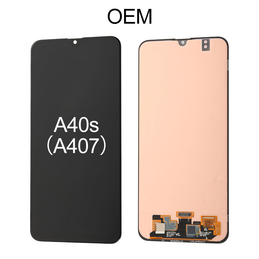 OLED Screen for Samsung Galaxy A40S(A407), OEM, Black