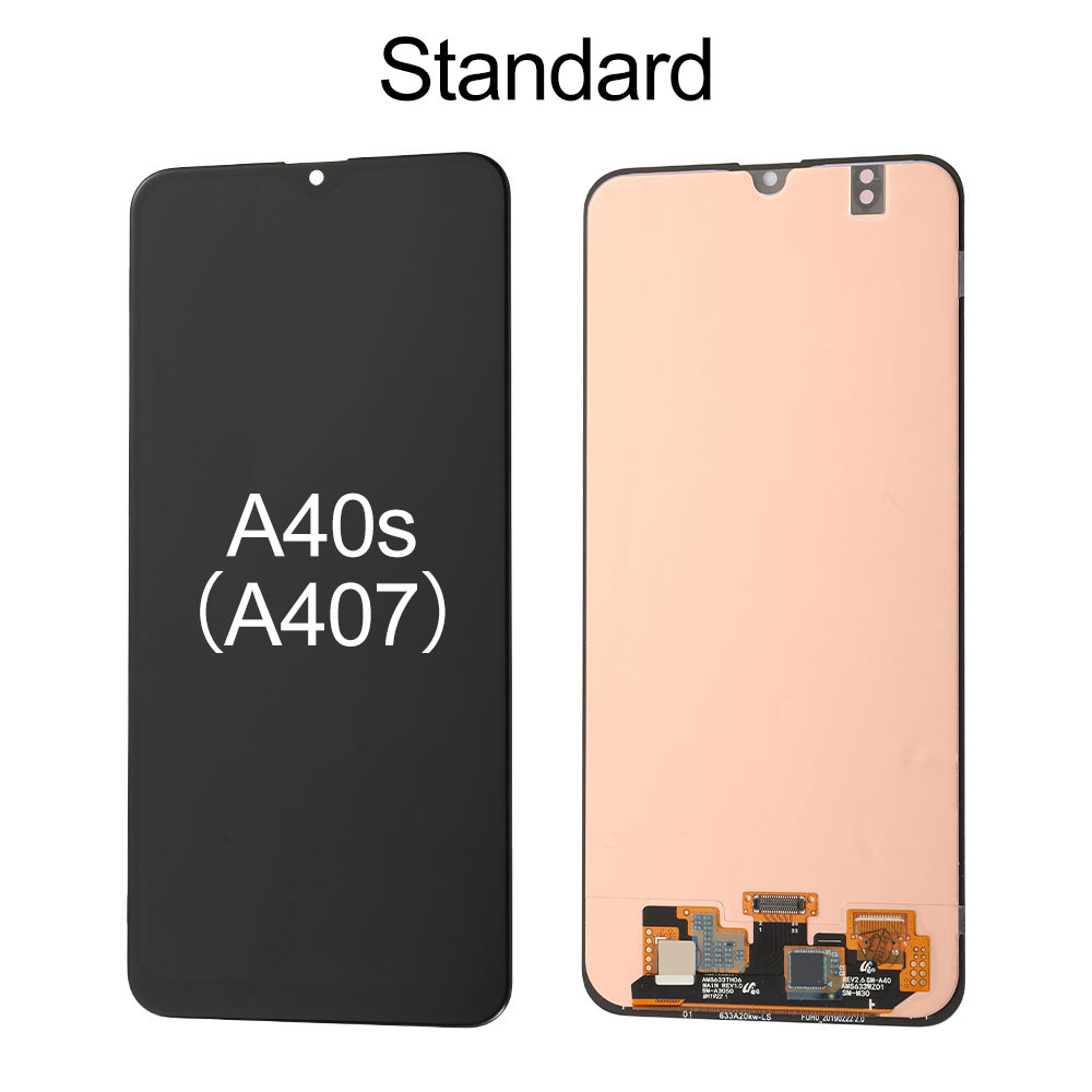OLED Screen for Samsung Galaxy A40S(A4070), OEM LCD+Standard Glass, Black