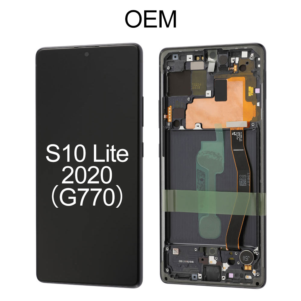 OLED Screen with Frame for Samsung Galaxy S10 Lite 2020(G770), OEM