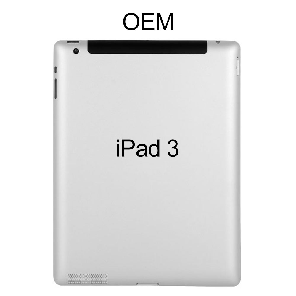 Back Cover for iPad 3, OEM Refurbished, 4G Version
