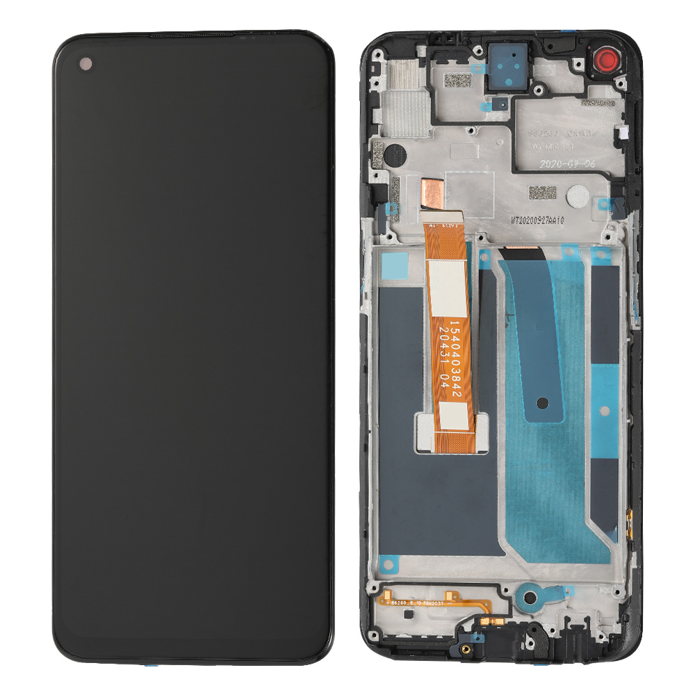 LCD Screen with Frame for OnePlus Nord N10 5G, OEM, Black