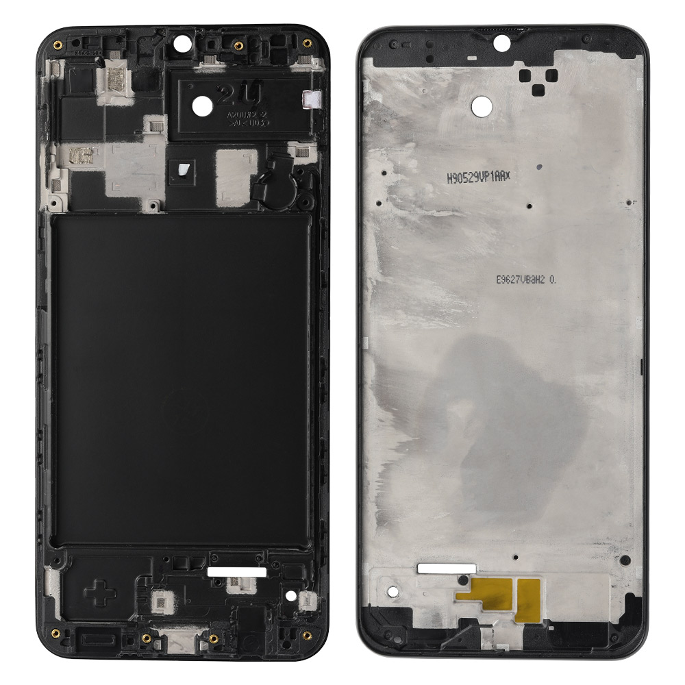 Front Frame for Samsung Galaxy A20 (A205U), US Version, OEM, Black