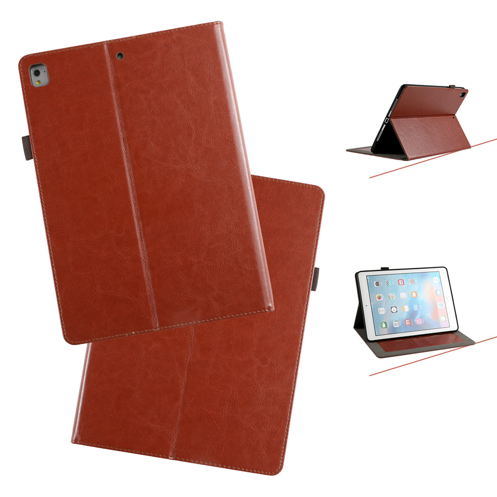 Pull-up Leather Case with Card Slots for iPad 9.7"（2017/2018）/iPad Air 2/iPad Air