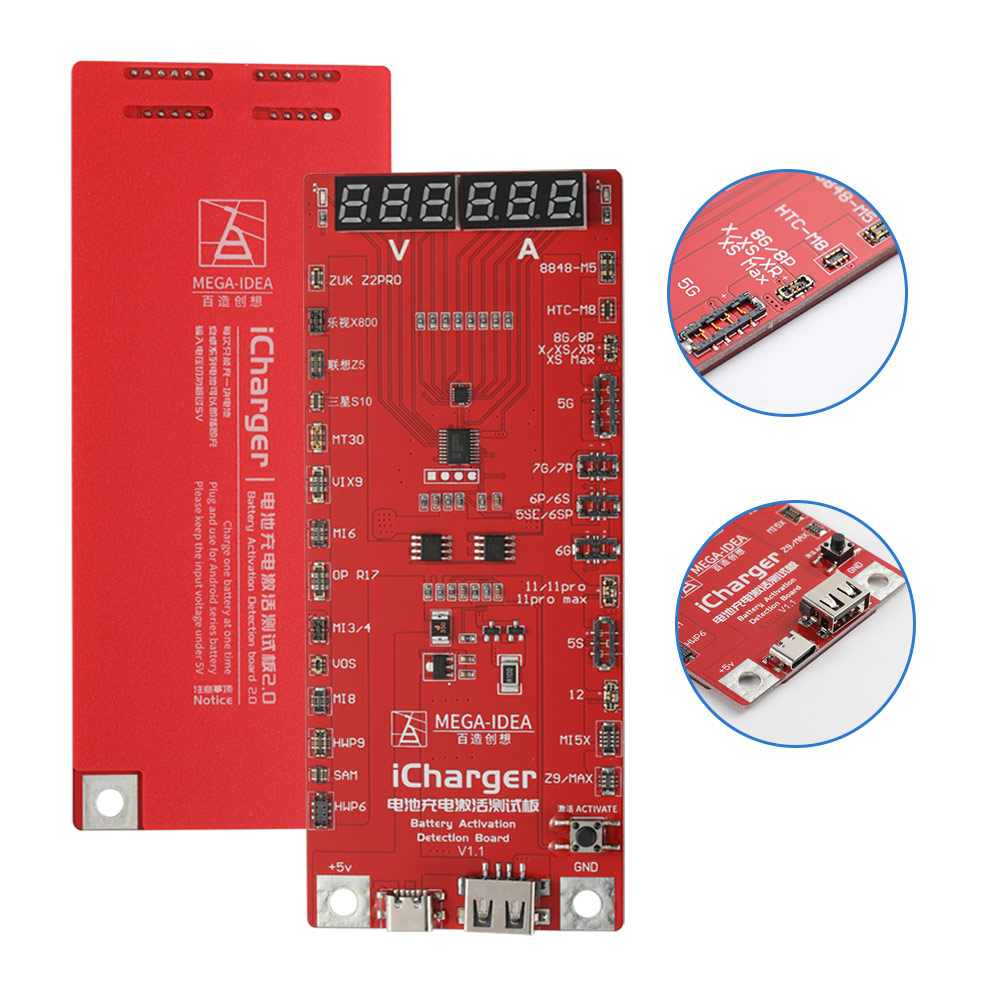 MEGA-IDEA Battery Activation Detection Board 2.0, w/retail package