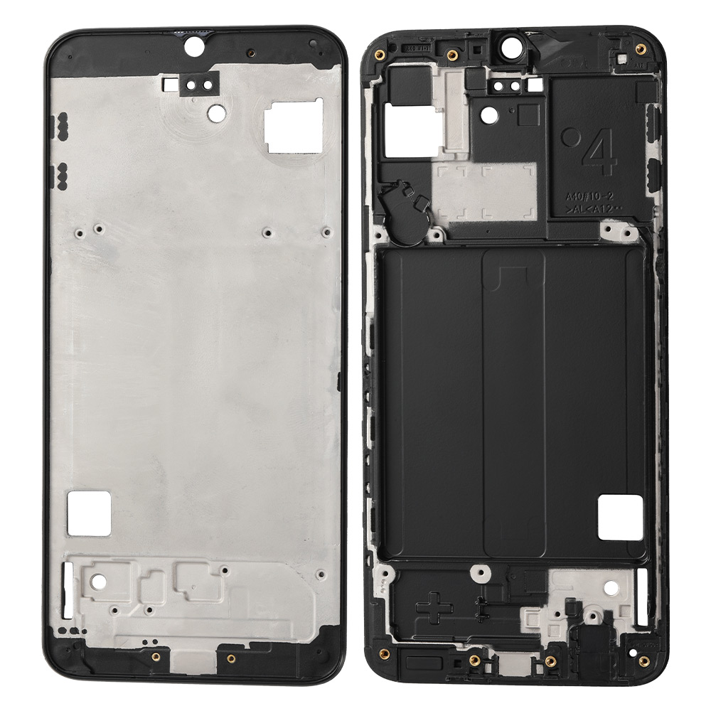 Front Frame for Samsung Galaxy A40(A405), OEM, Black