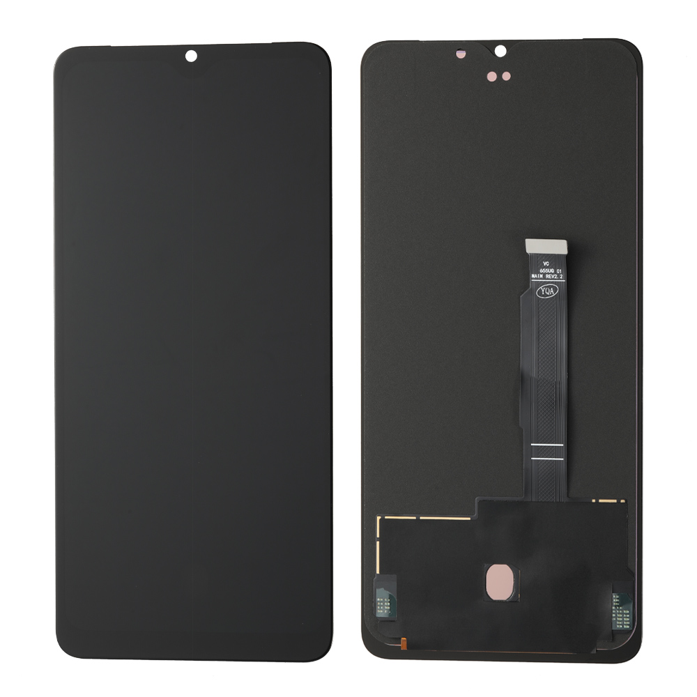 OEM Size-OLED Screen for OnePlus 7T, OEM OLED+Standard Glass, Black