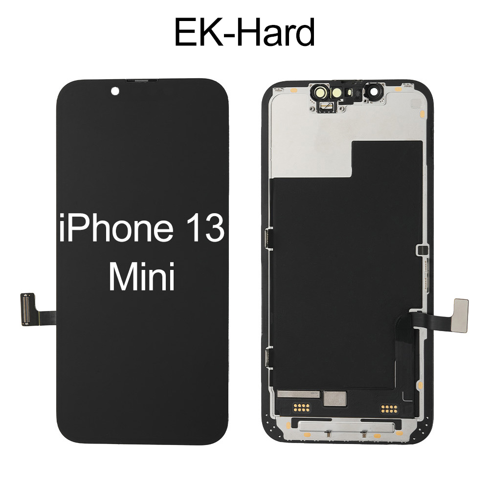 EK Hard OLED Screen for iPhone 13 Mini (5.4"),Black