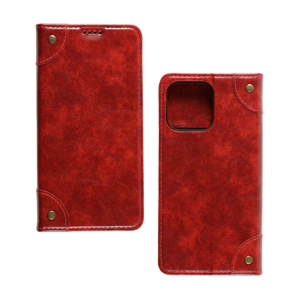 Retro Magnetic Closure Leather Case for iPhone 14 Pro Max (6.7")